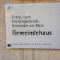 Schild Gemeindehaus