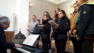 Der Jugendgospelchor in der Christuskirche